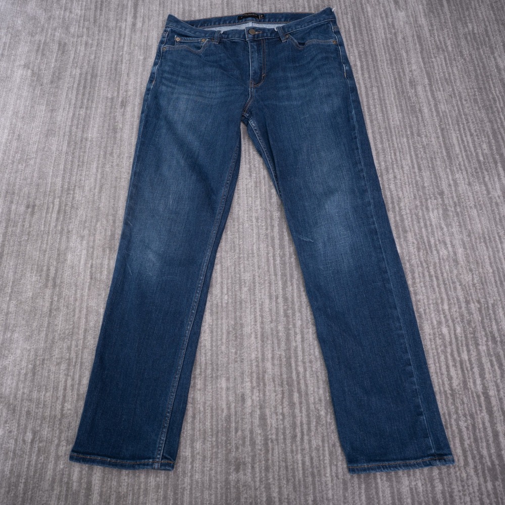 Banana Republic Slim Fit Jeans Men 34x32 Fit 33x30 Blue Good Stretch Denim Pants